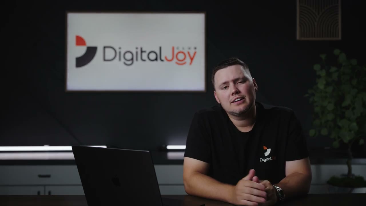Paul at the Digital Joy Club studio desk