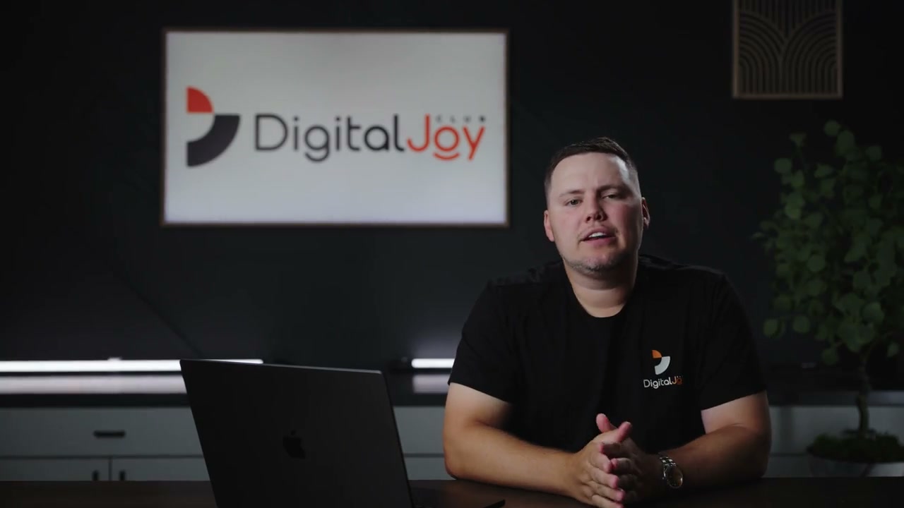 Paul, founder of Digital Joy Club, in the DJC studio